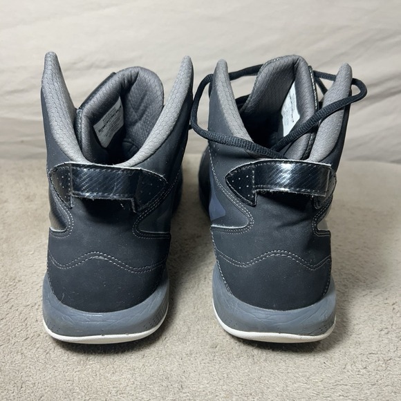 Under Armour UA Basketball Shoes Mens 14 Black Gray Mid Top 1250160-001 main image 9